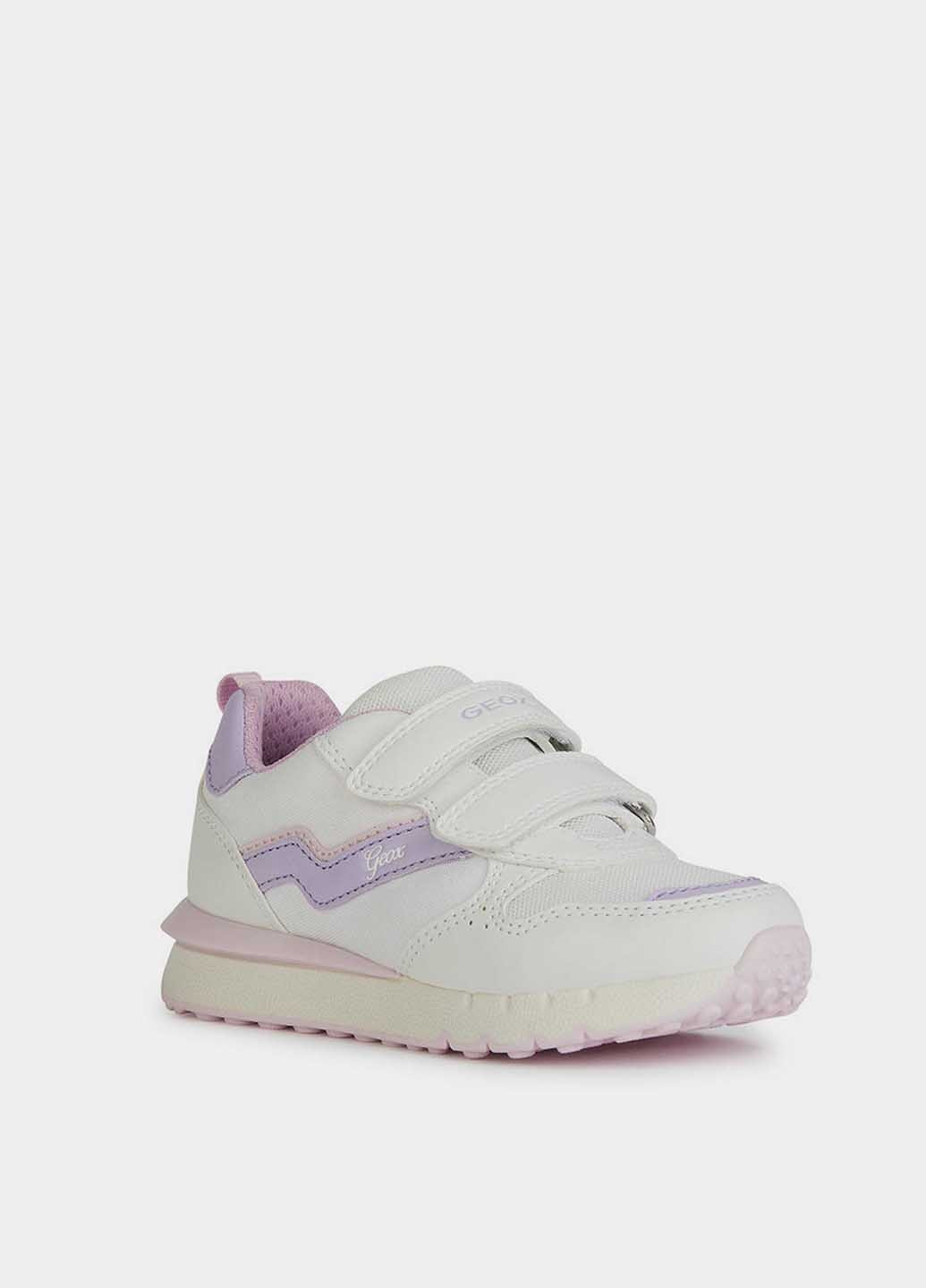 Белые демисезонные кроссовки Geox