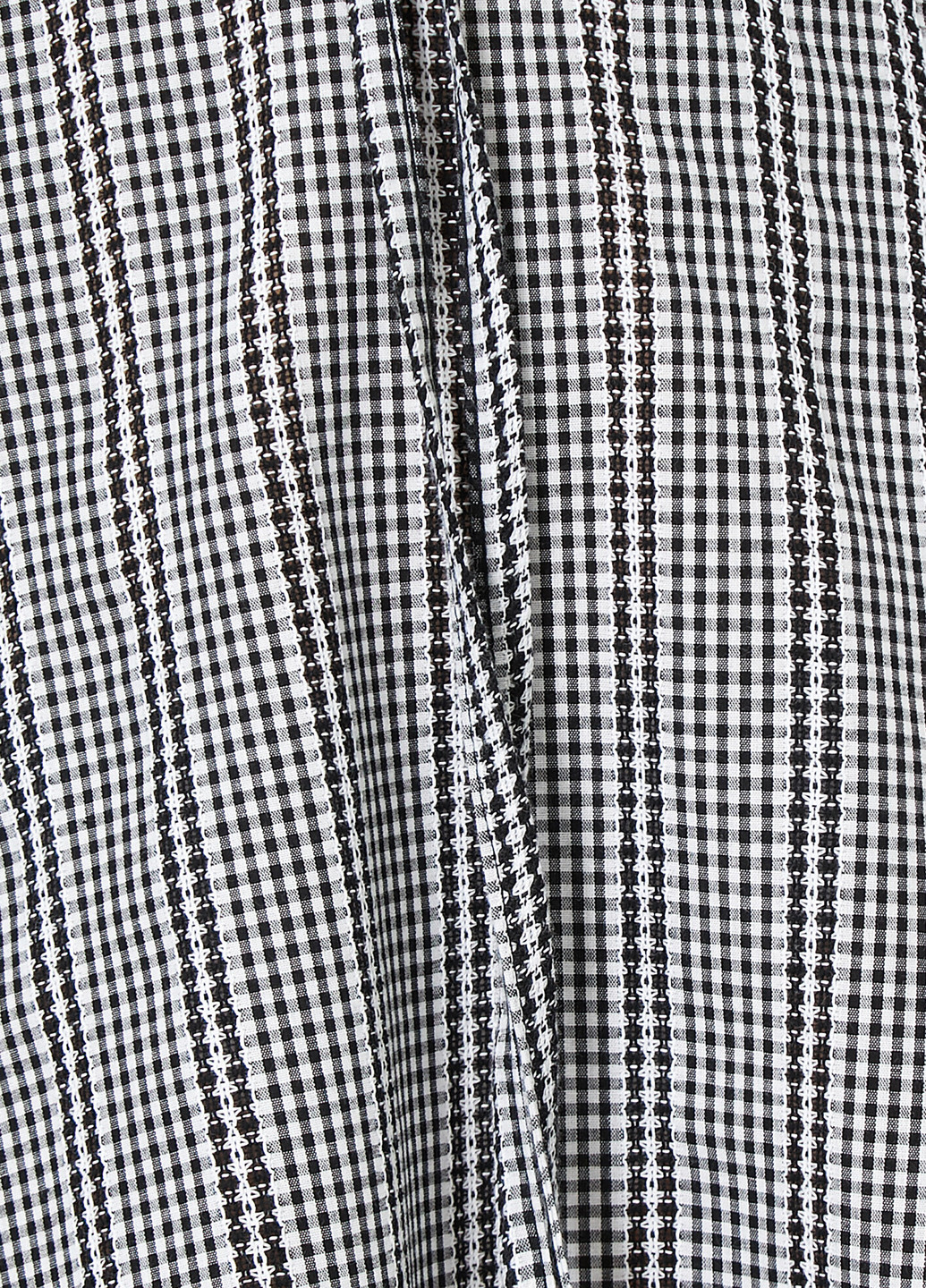 Черно-белое кэжуал платье клеш KOTON в клетку