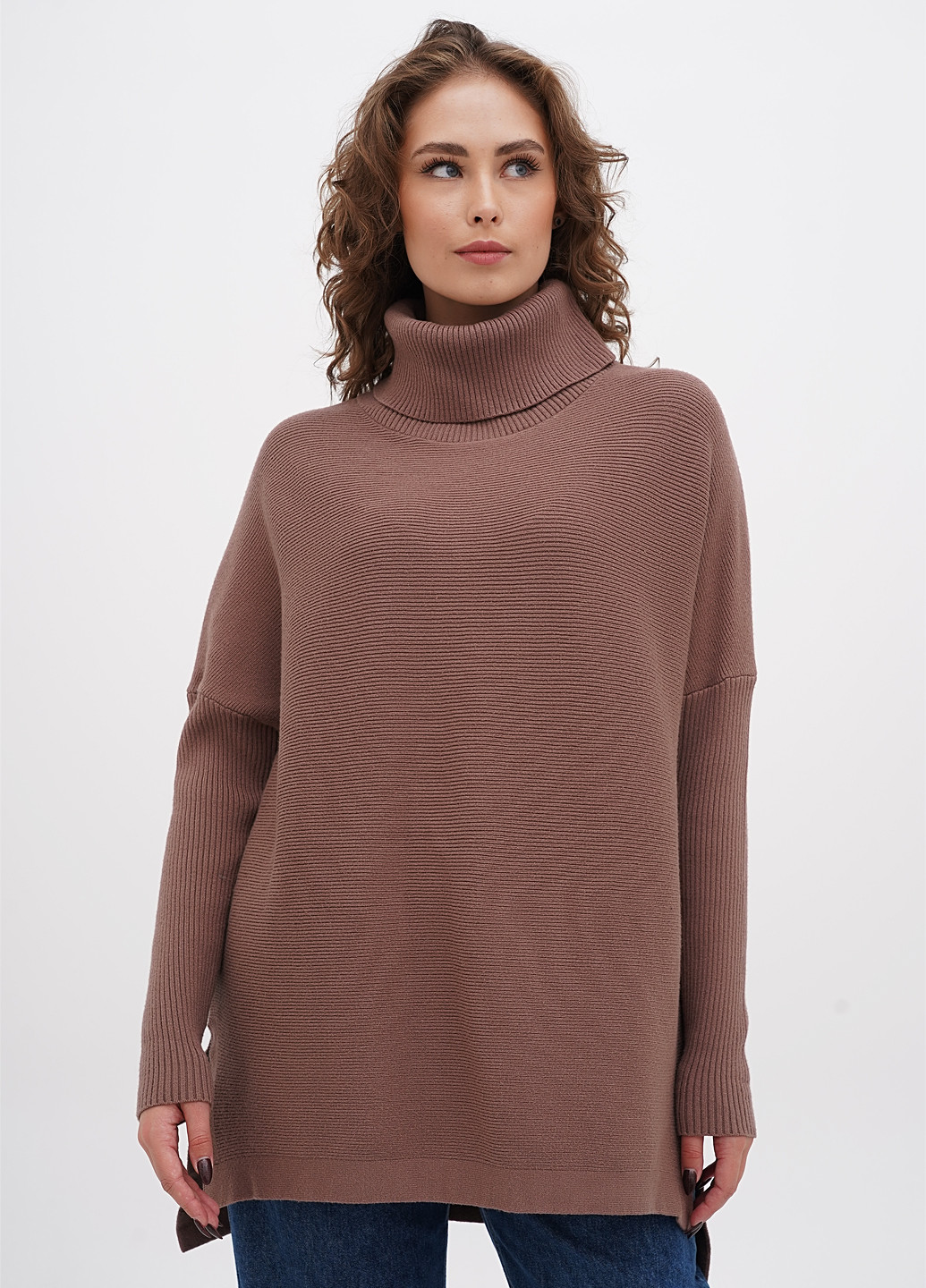 Коричневий демісезонний светр EFAN