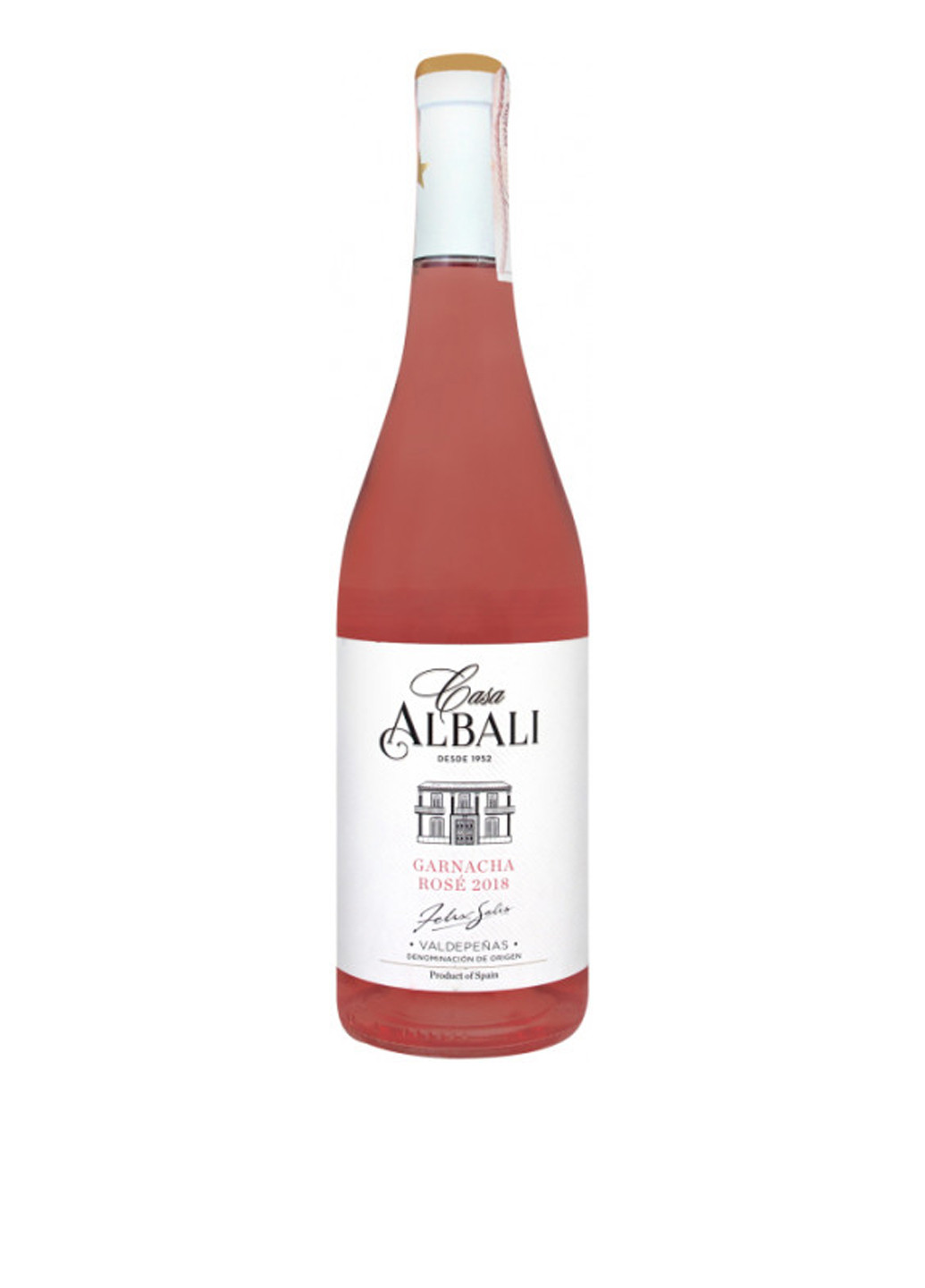 Вино рожеве напівсухе, 0,75 л Casa Albali Rosado (213318526)