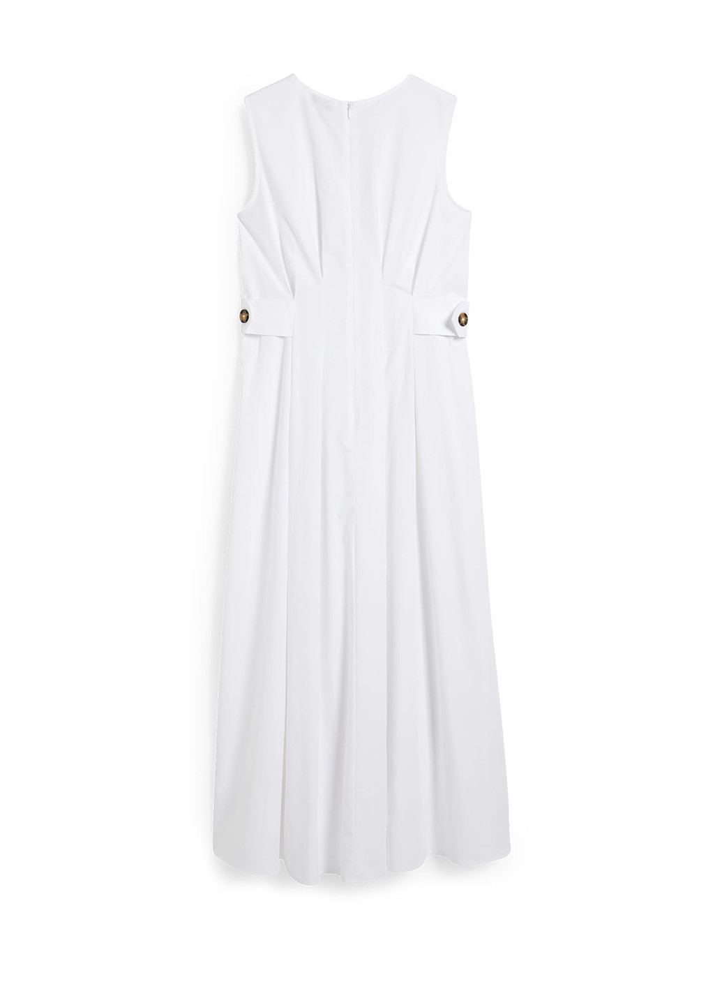 Білий кежуал сукня а-силует C&A однотонна