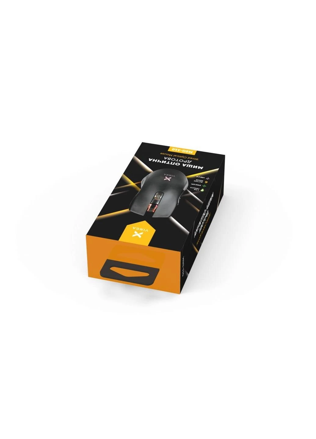 Мишка MSG-110 Black Vinga (252632274)