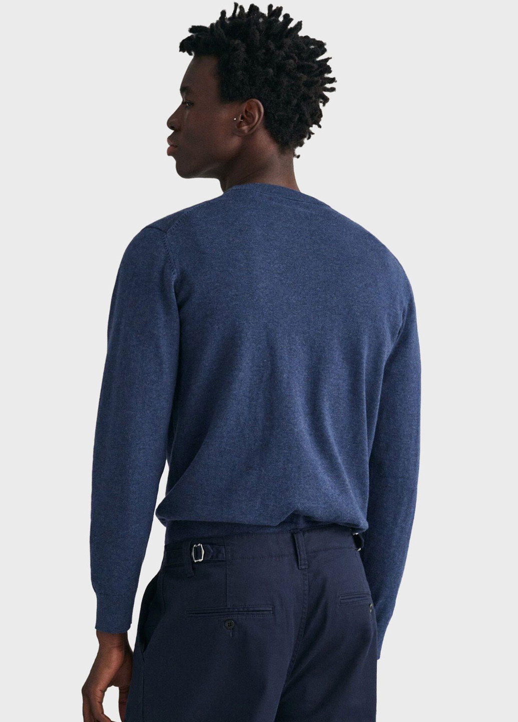 Синий демисезонный свитер джемпер Gant