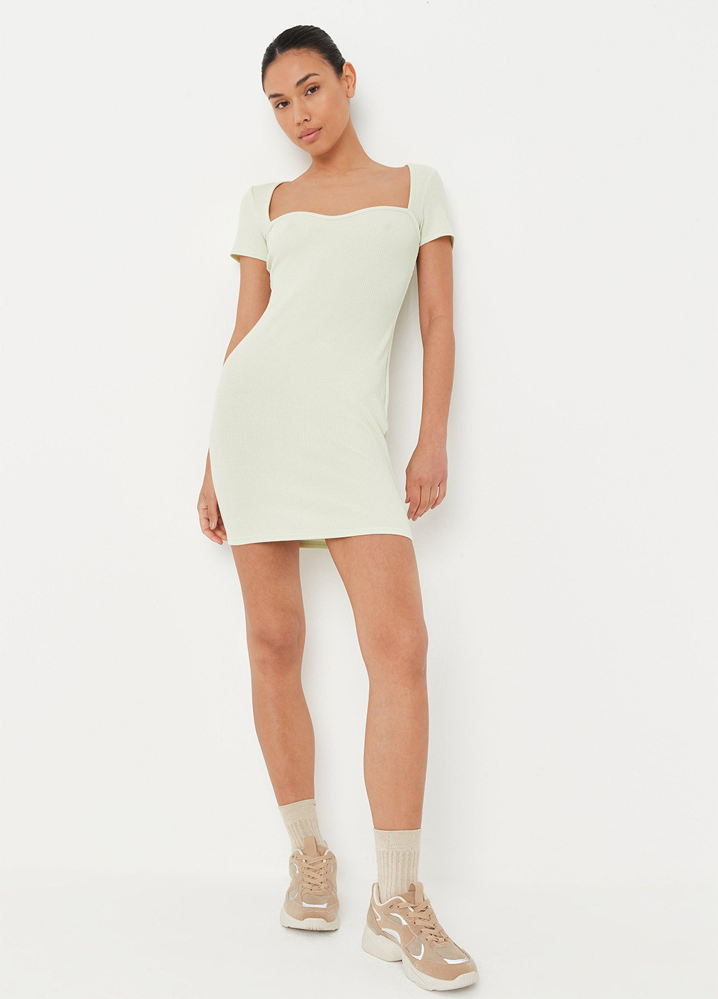 М'ятна кежуал сукня Missguided однотонна