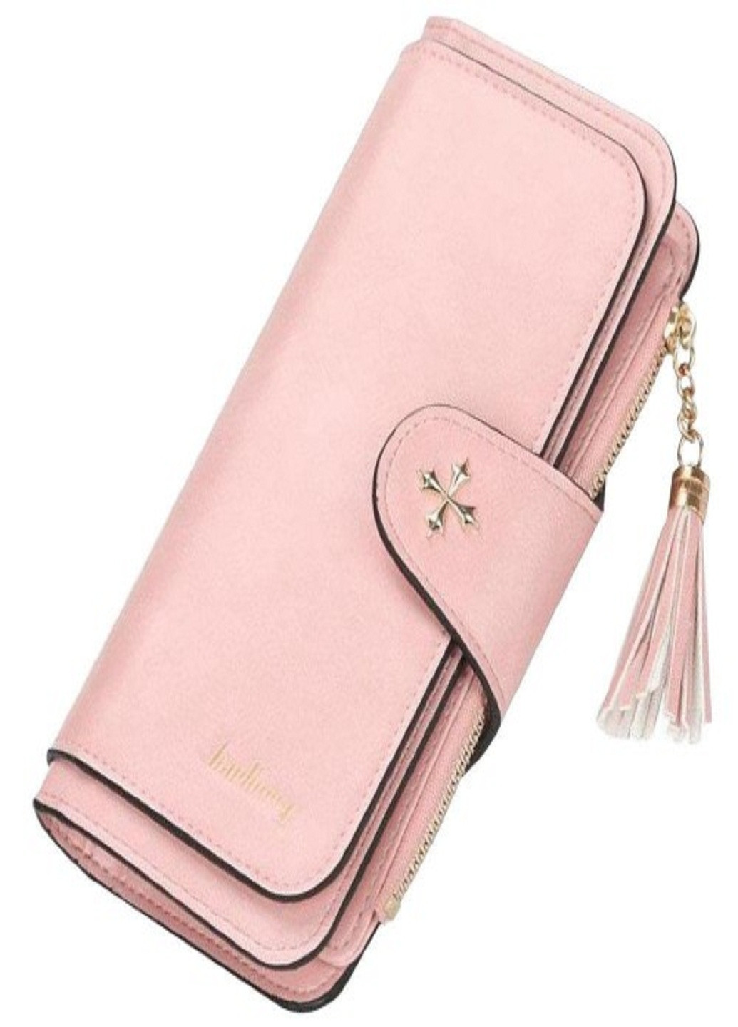 Стильный и вместительный женский кошелёк портмоне Forever 2341 Розовый Baellerry (253616862)