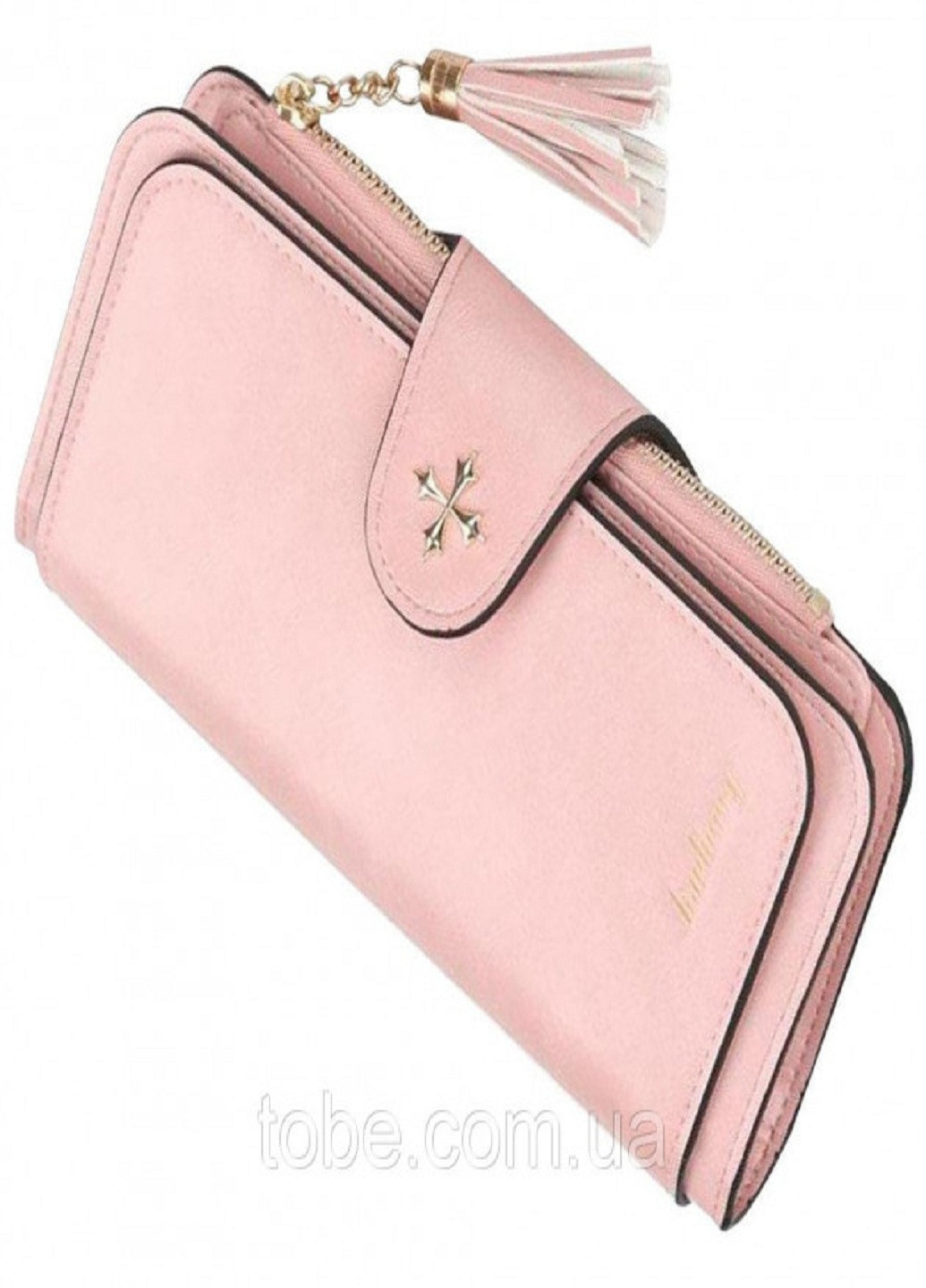 Стильный и вместительный женский кошелёк портмоне Forever 2341 Розовый Baellerry (253616862)