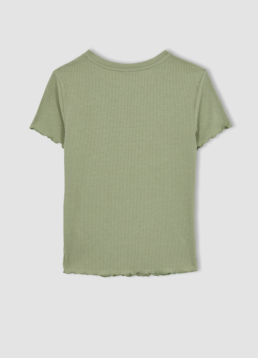 Хакі (оливкова) літня футболка DeFacto