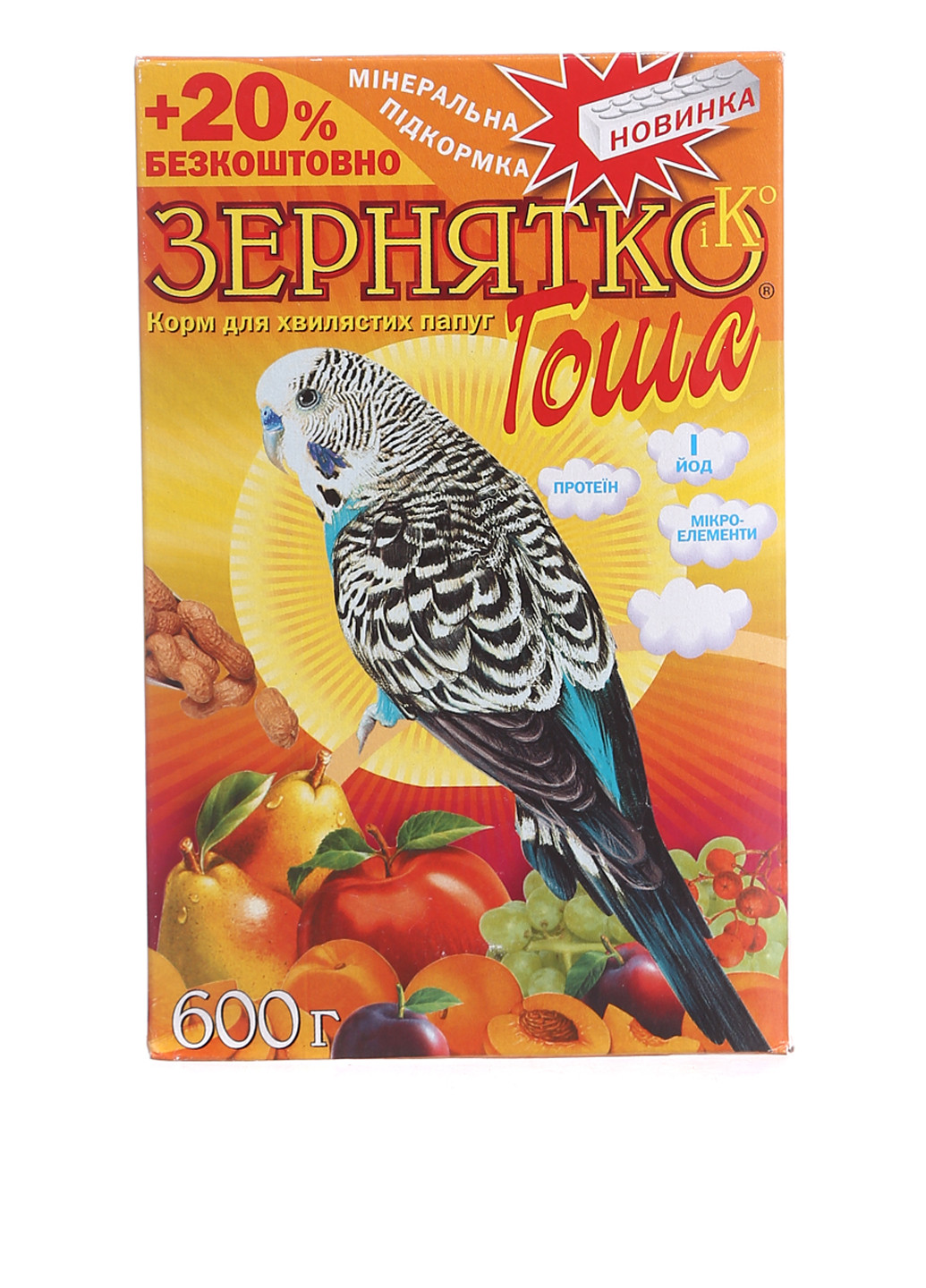 Сухой корм для птиц, 600 г Зернятко (78697328)