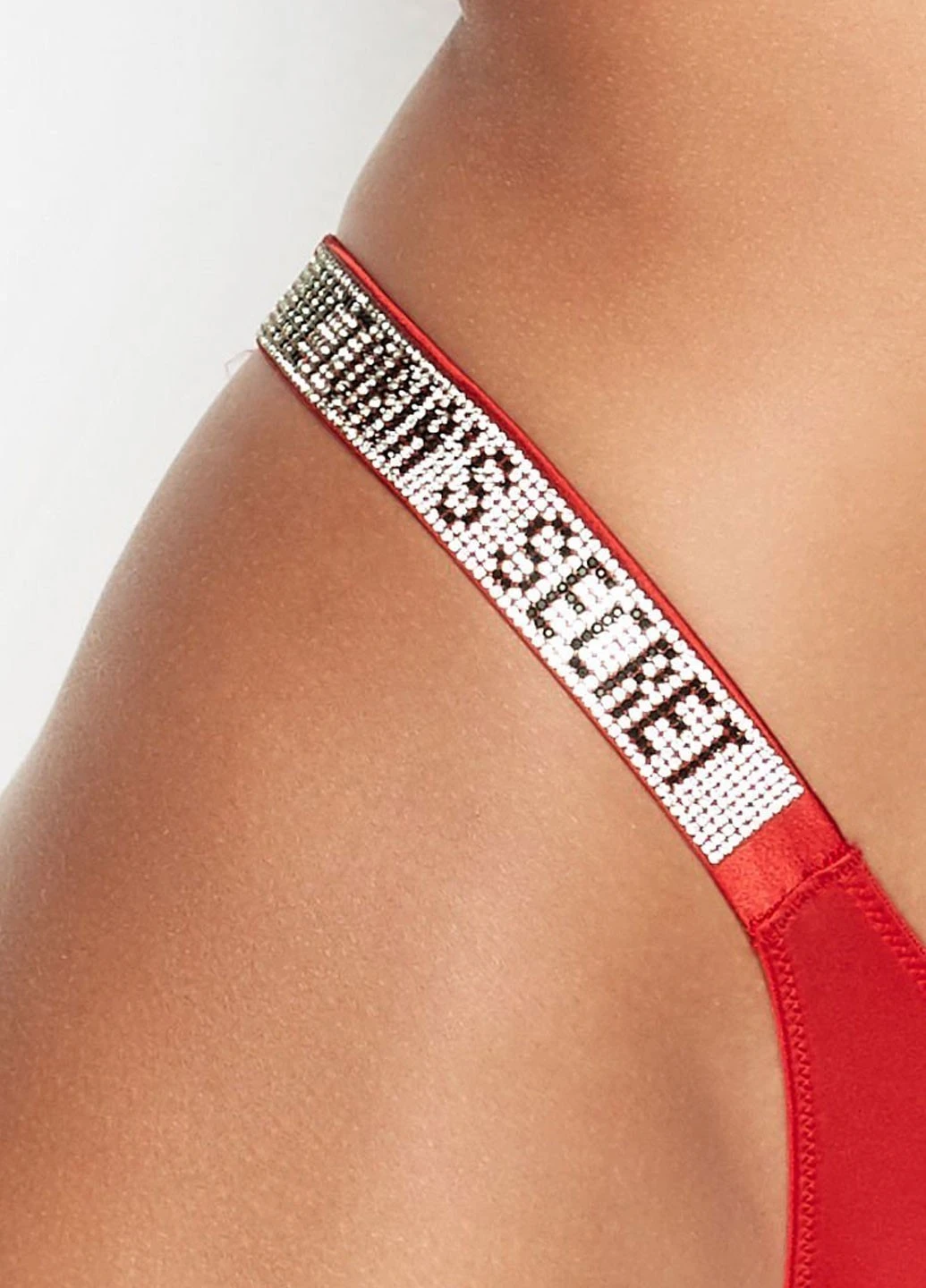 Червоний демісезонний комплект (бюстгальтер, трусики) Victoria's Secret