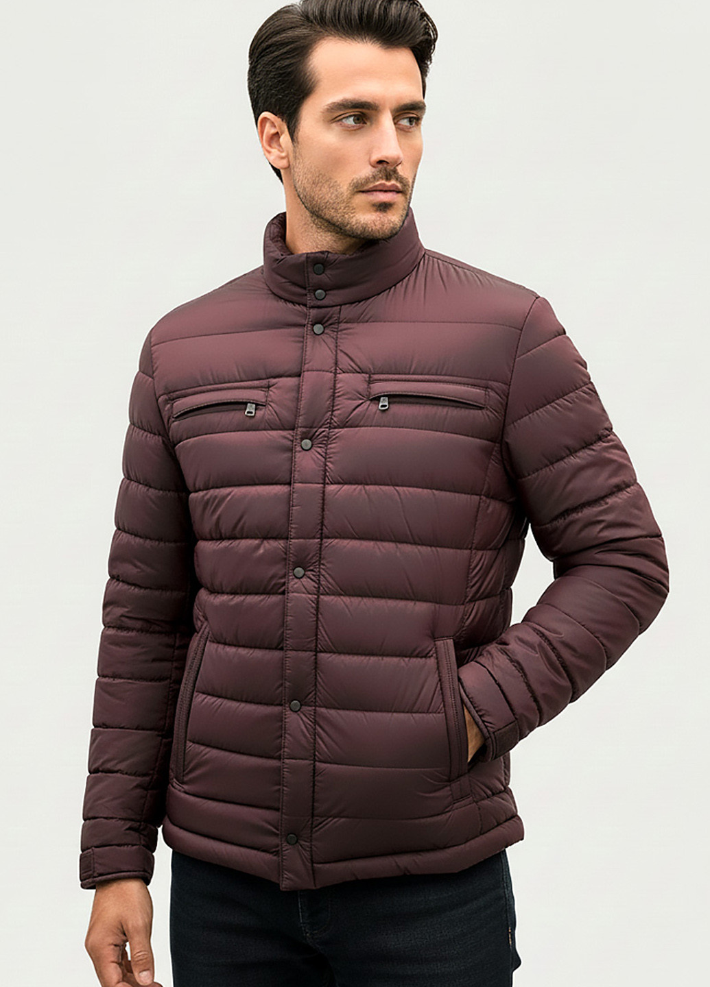 Бордовая демисезонная куртка Sun's House