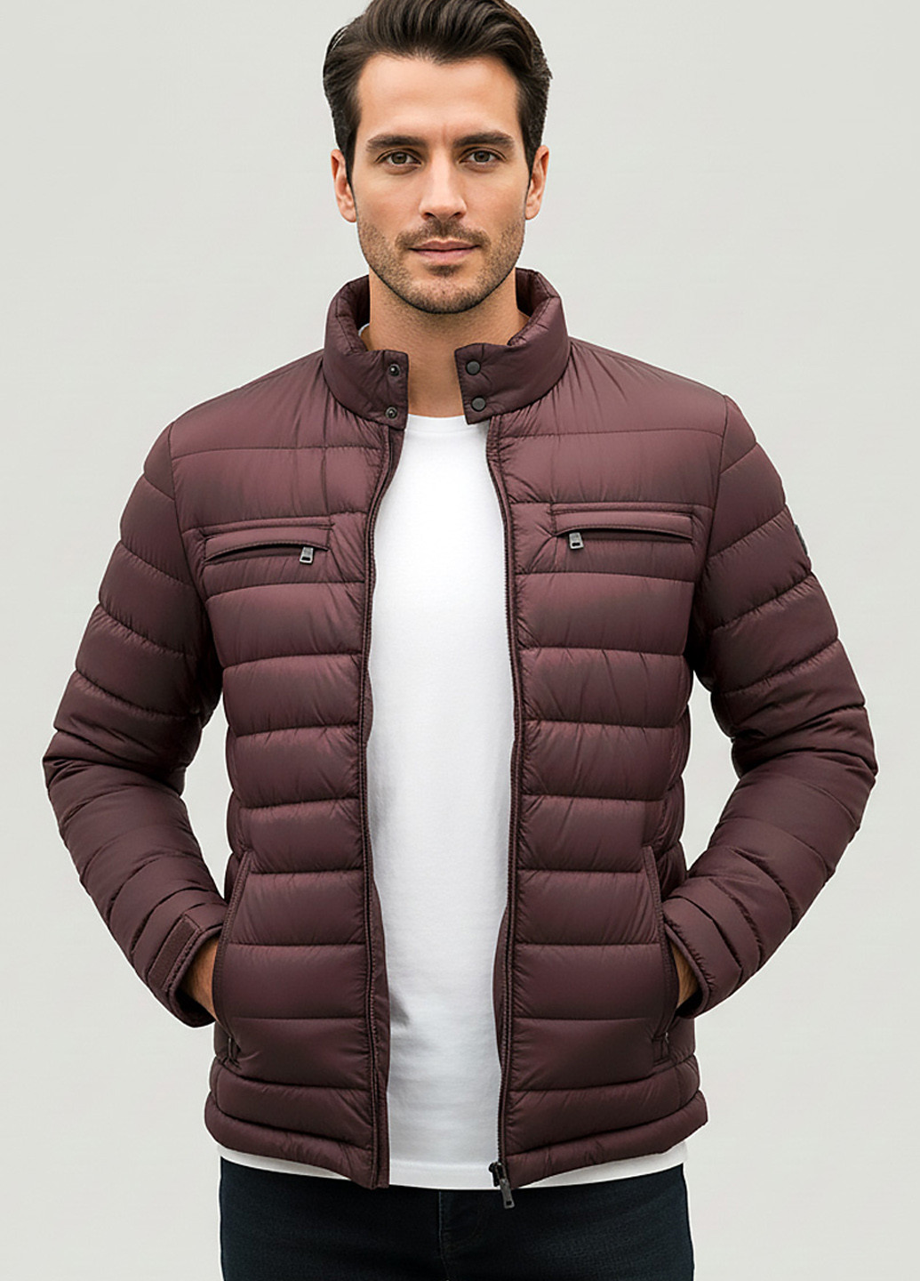 Бордовая демисезонная куртка Sun's House