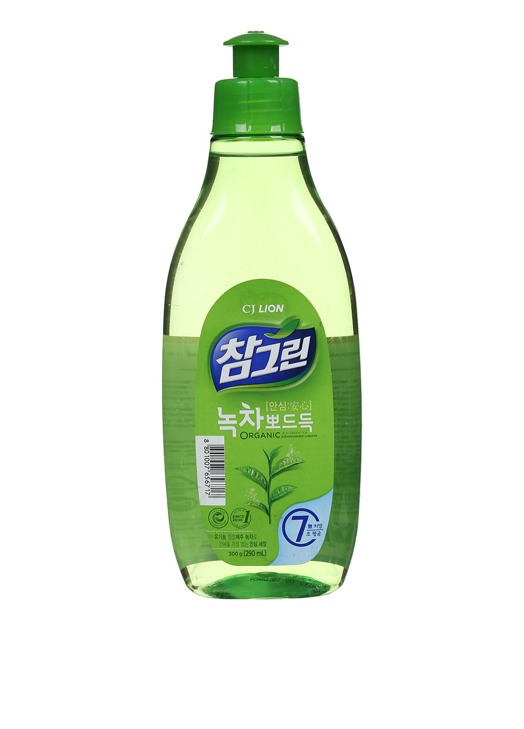 Жидкость для мытья посуды Зеленый чай, 300 г LION KOREA (190345244)