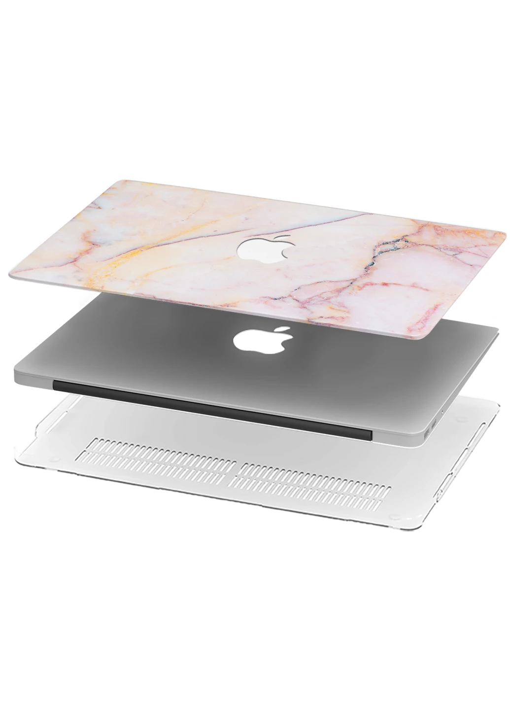 Чохол пластиковий для Apple MacBook Pro 16 A2141 Пастельний мармур (Pastel marble) (9494-2374) MobiPrint (218857753)