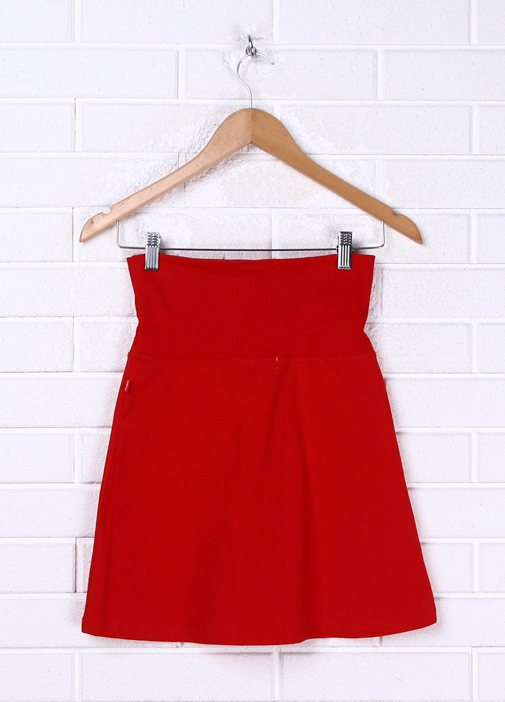 Красная кэжуал юбка Mix Big с высокой талией
