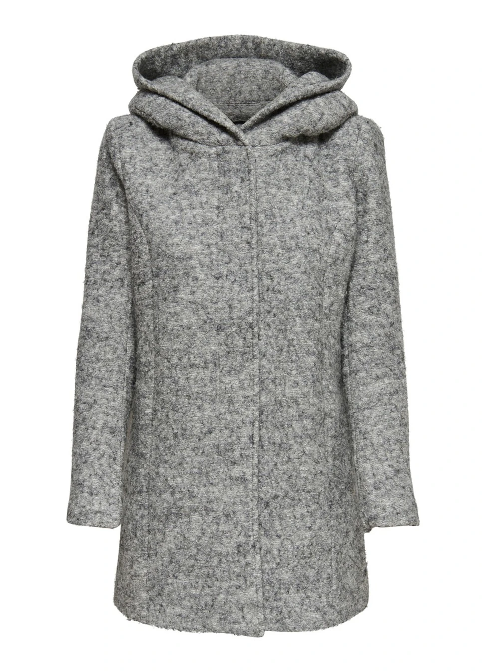 Серое демисезонное Пальто Only