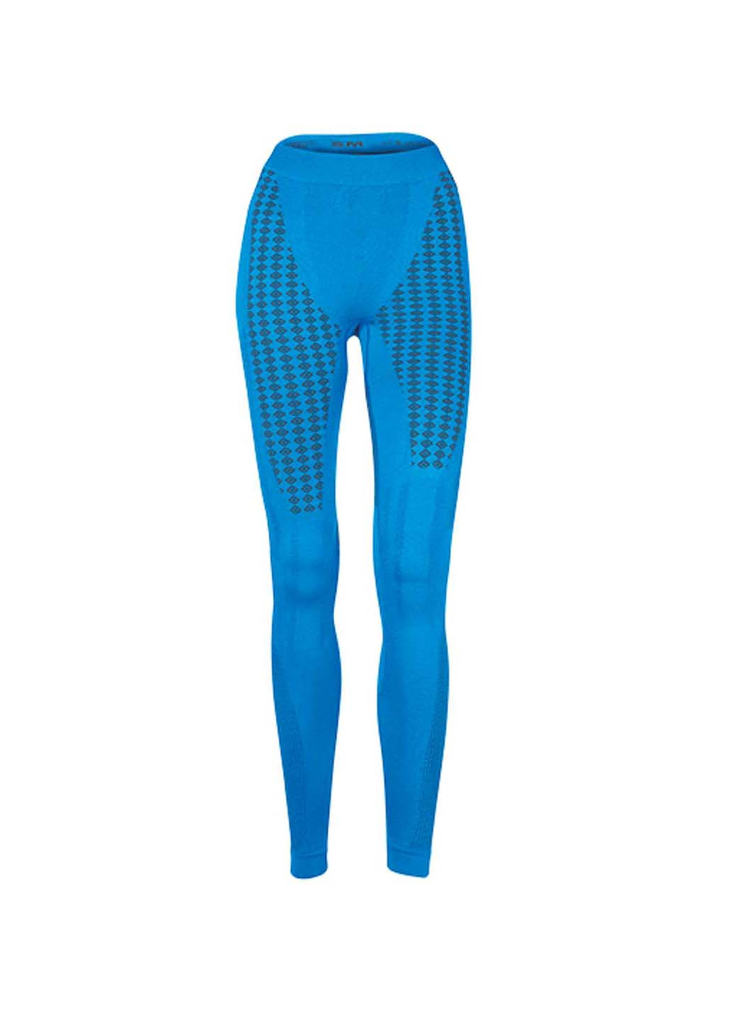 Комплект термобілизни Hanna Style светр + штани геометричний синій спортивний поліпропілен, поліамід
