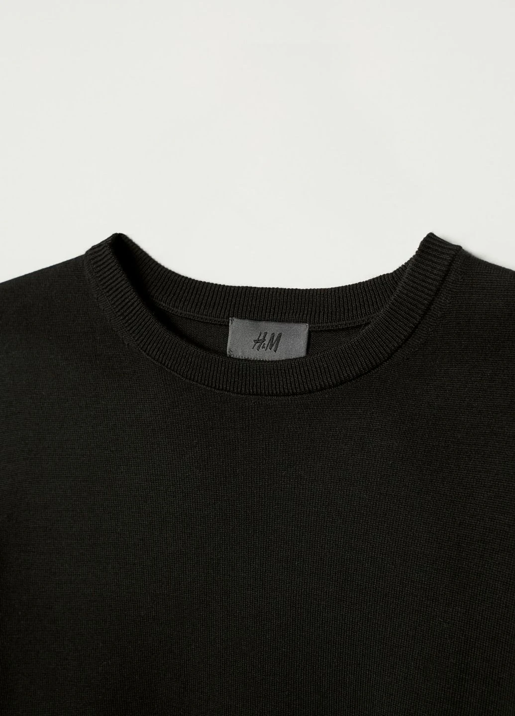 Чорний демісезонний джемпер вовняний H&M