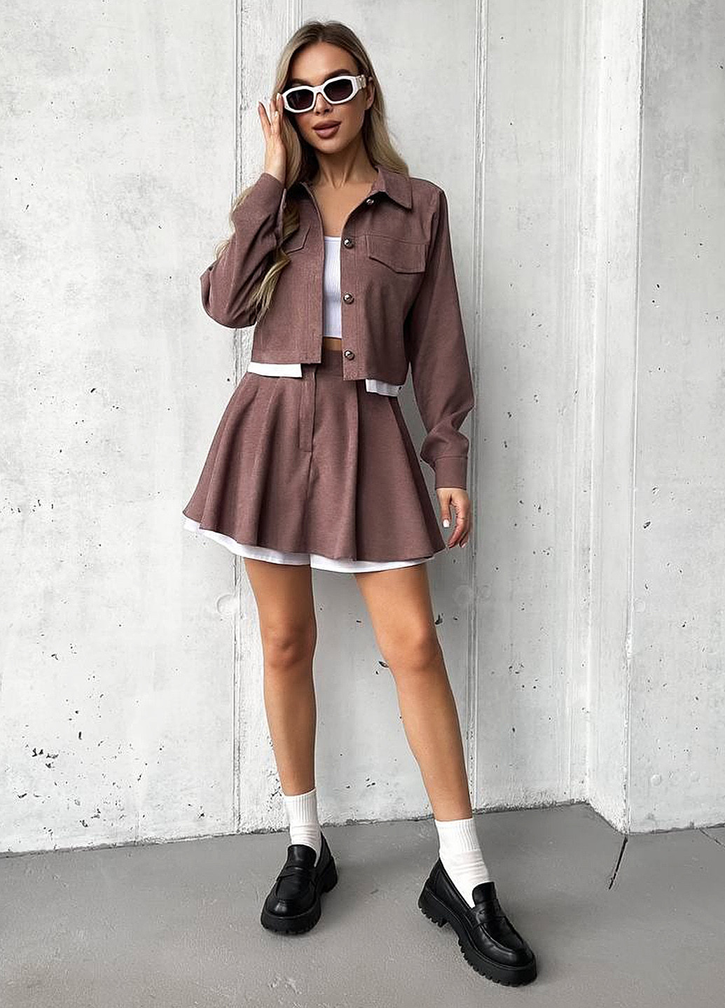 Костюм (жакет, юбка-шорты) No Brand (362120807)