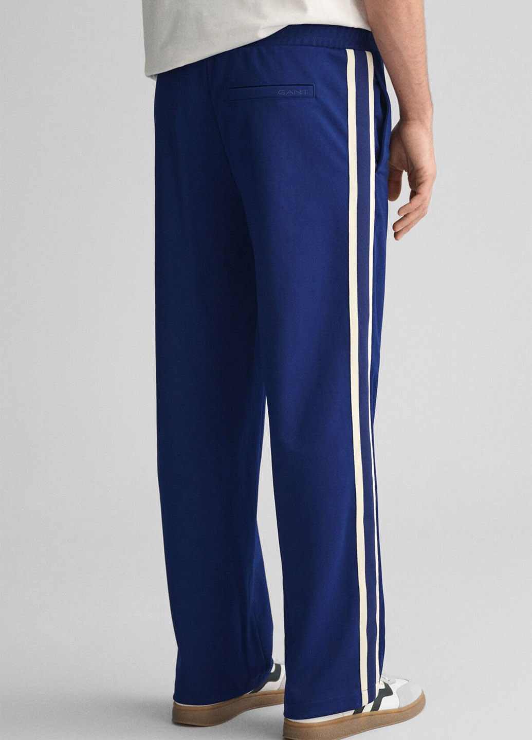 Синие спортивные демисезонные прямые брюки Gant