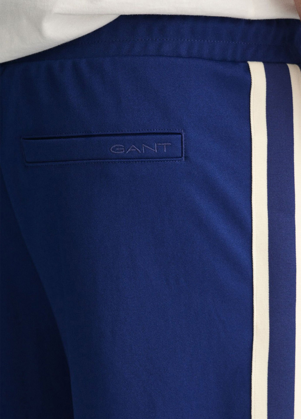 Синие спортивные демисезонные прямые брюки Gant