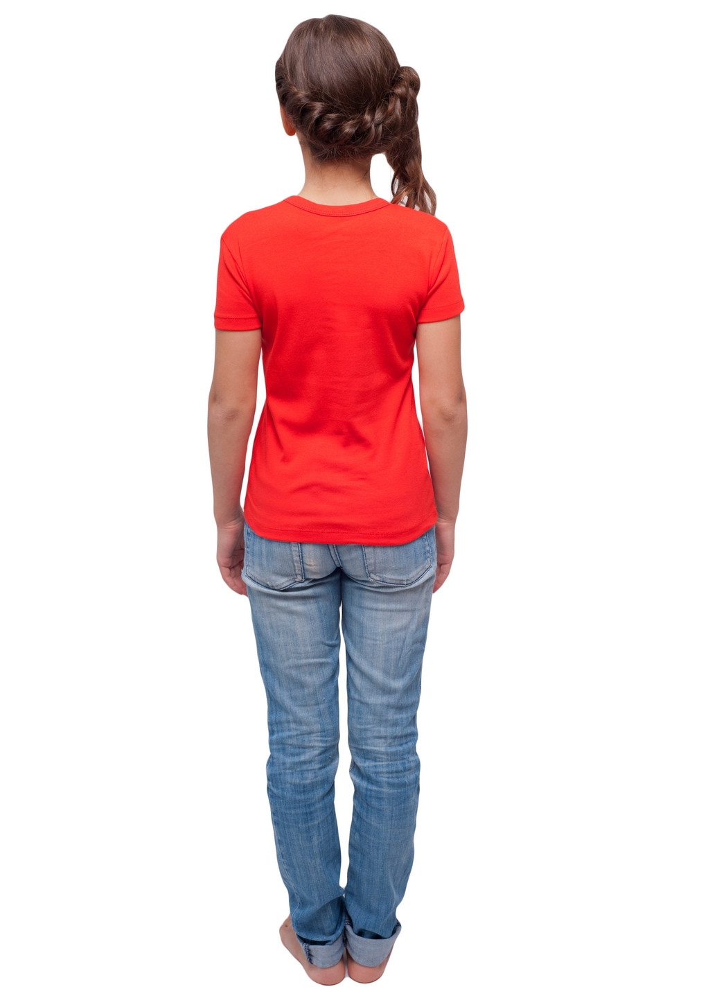 Червона демісезонна футболка дитяча Наталюкс 21-3305