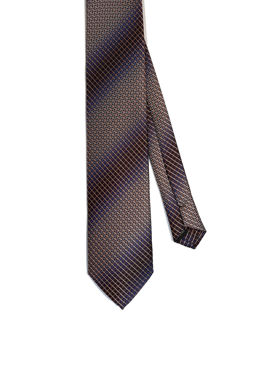 Краватка Franco Riveiro стандартний геометрична коричнева поліестер