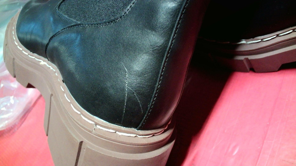 Осенние ботинки челси C&A на тракторной подошве из искусственной кожи