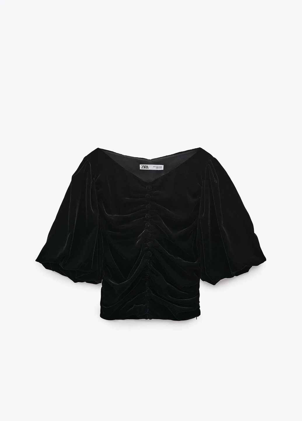 Чёрная блуза Zara