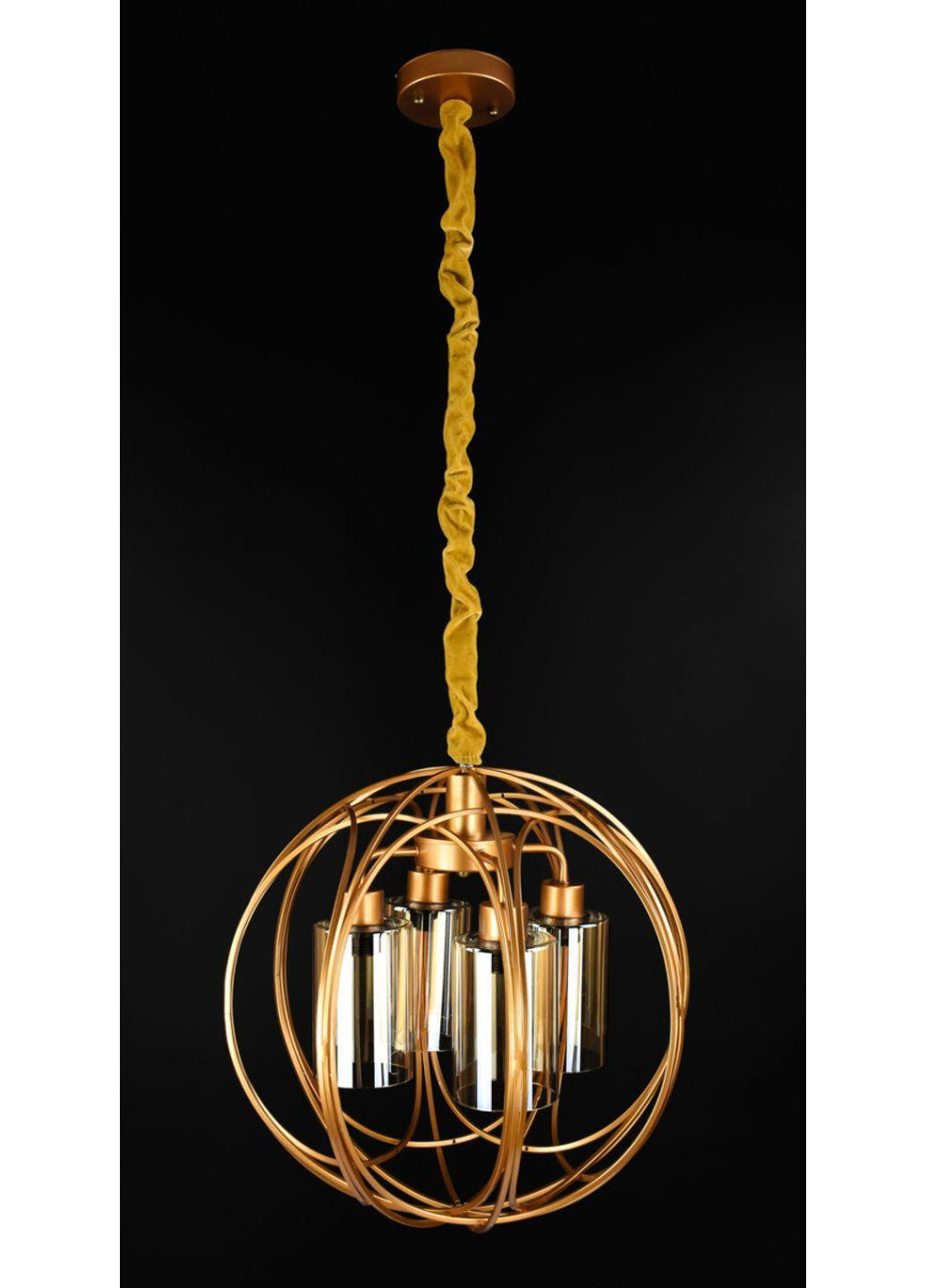 Люстра потолочная подвесная в стиле LOFT (лофт) 12571/4 Жёлтый 50х47х47 см. Sunnysky (253122406)