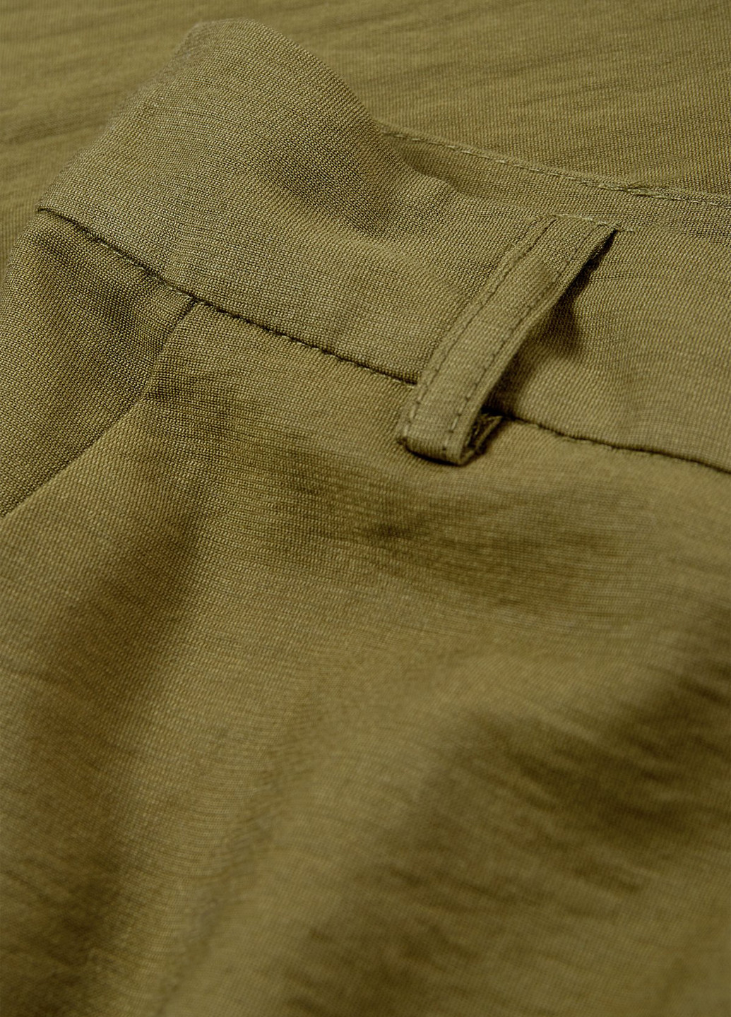 Оливковая (хаки) кэжуал однотонная юбка C&A на запах