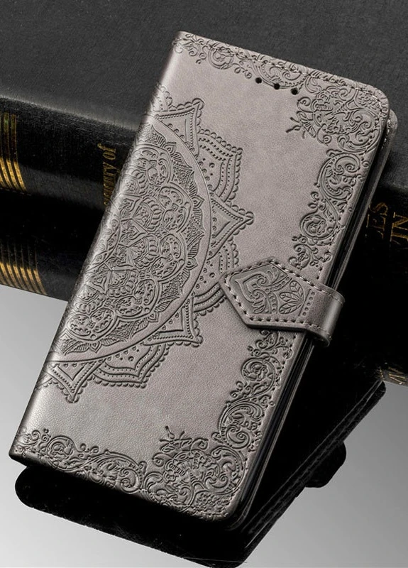 Шкіряний чохол (книжка) Art Case з візитниці для Samsung Galaxy M31s Сірий (is_00000038664_3) Epik (238478830)