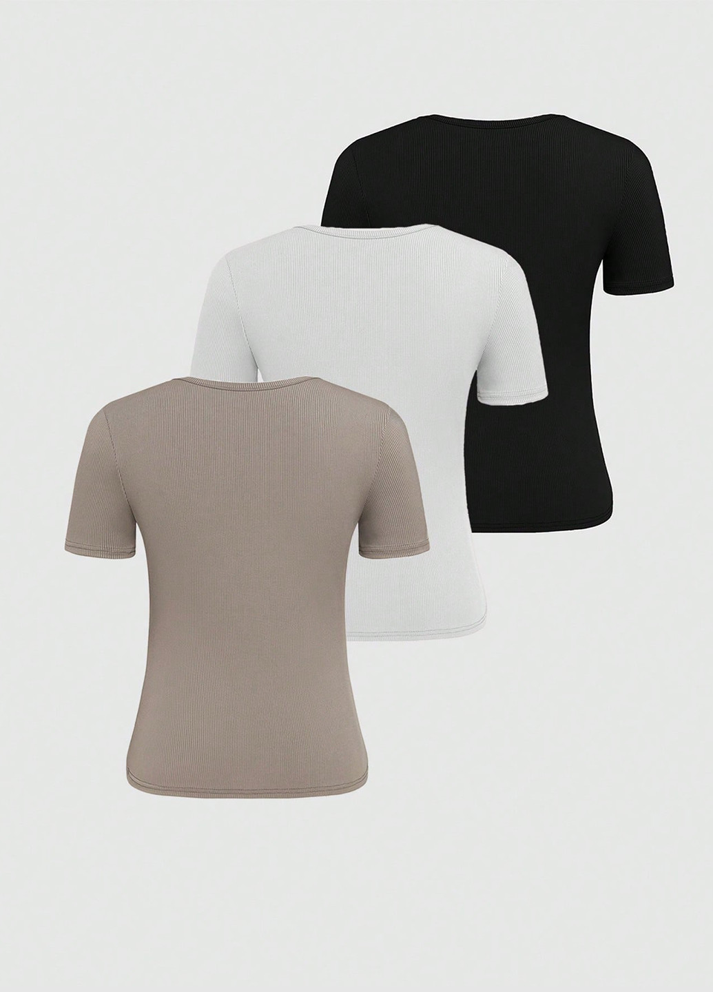 Футболка (3 шт.) SHEIN - (365682872)