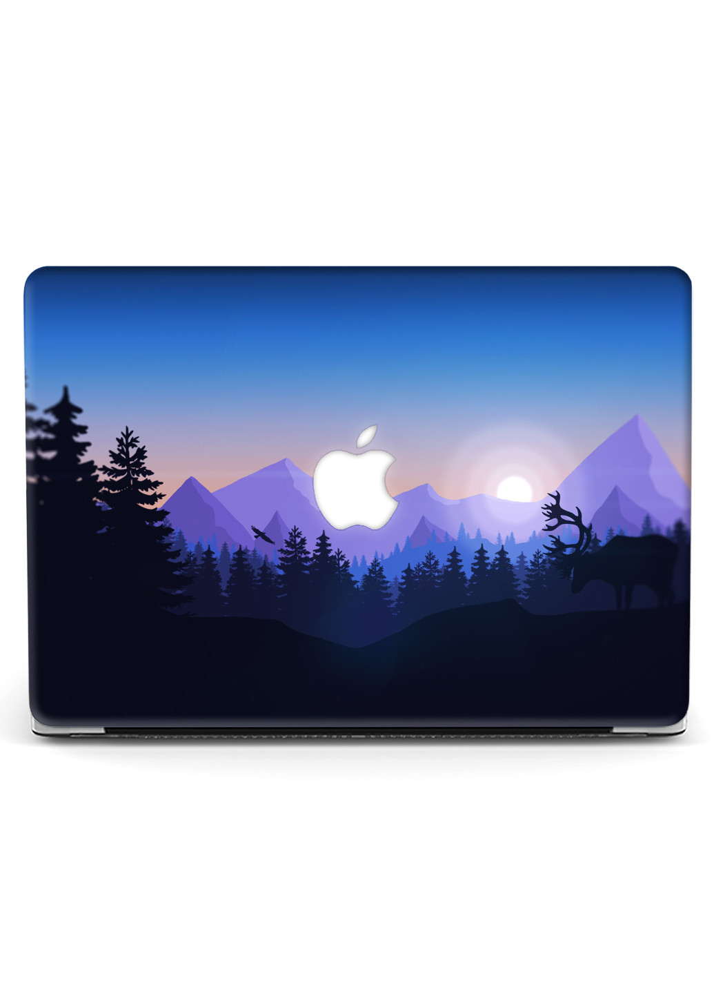 Чехол пластиковый для Apple MacBook 12 A1534 / A1931 Минимализм (Firewatch minimalism) (3365-2511) MobiPrint (218858189)