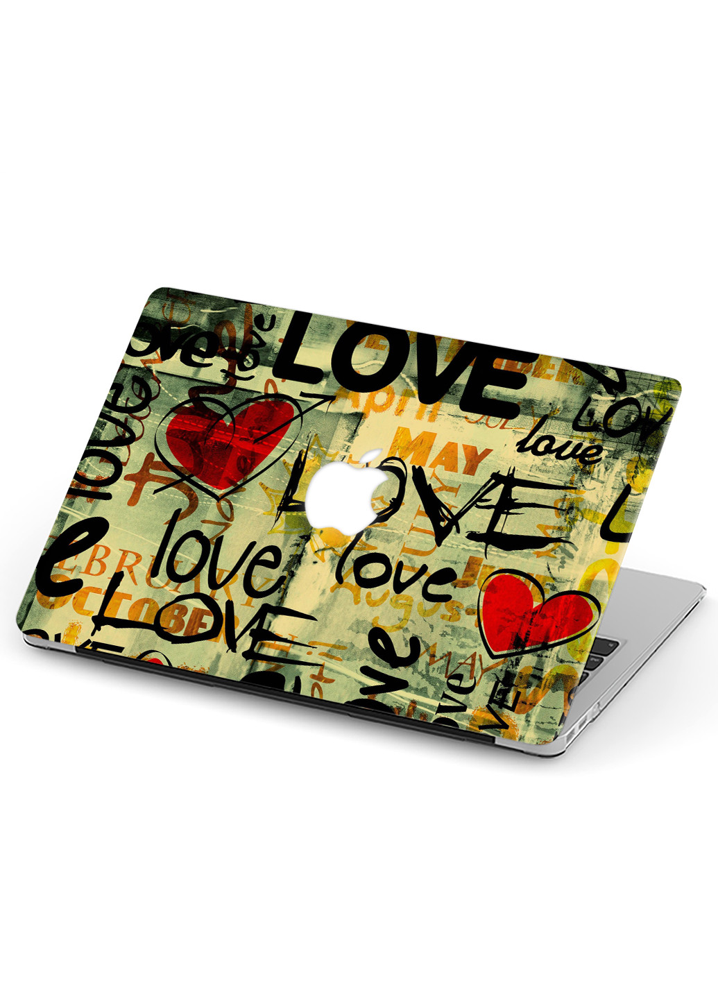 Чехол пластиковый для Apple MacBook Pro 13 A1278 Любовь (Love) (6347-2102) MobiPrint (218528756)