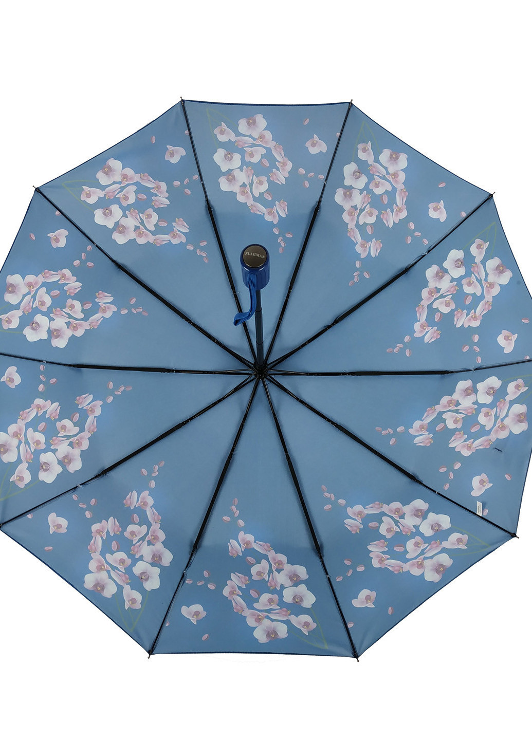 Женский полуавтоматический зонт (733) 98 см Flagman (189979099)