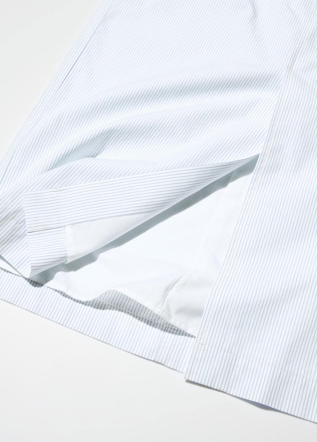 Белая кэжуал в полоску юбка Uniqlo карандаш