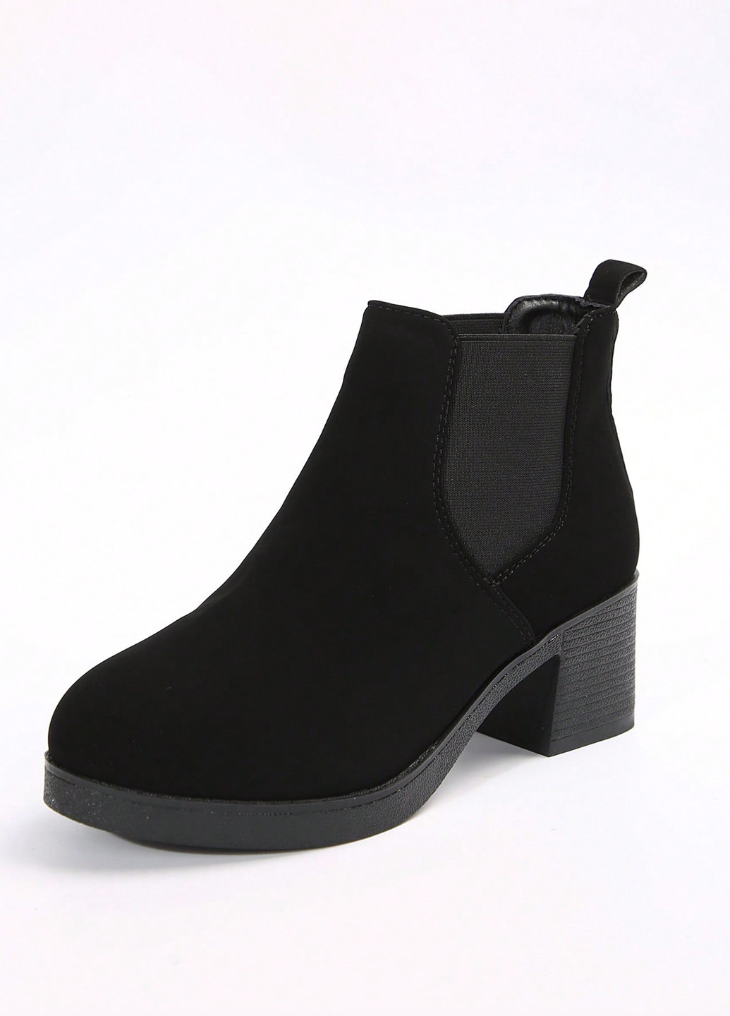 Осенние сапоги челси SHEIN без декора из искусственной замши