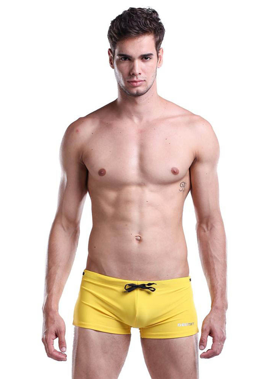 Мужские желтые пляжные мужские плавки шорты Desmit