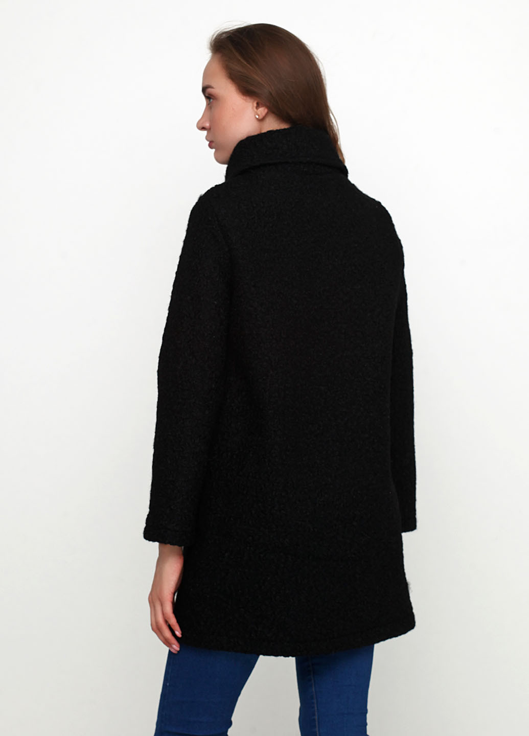Черное демисезонное Пальто New Collection