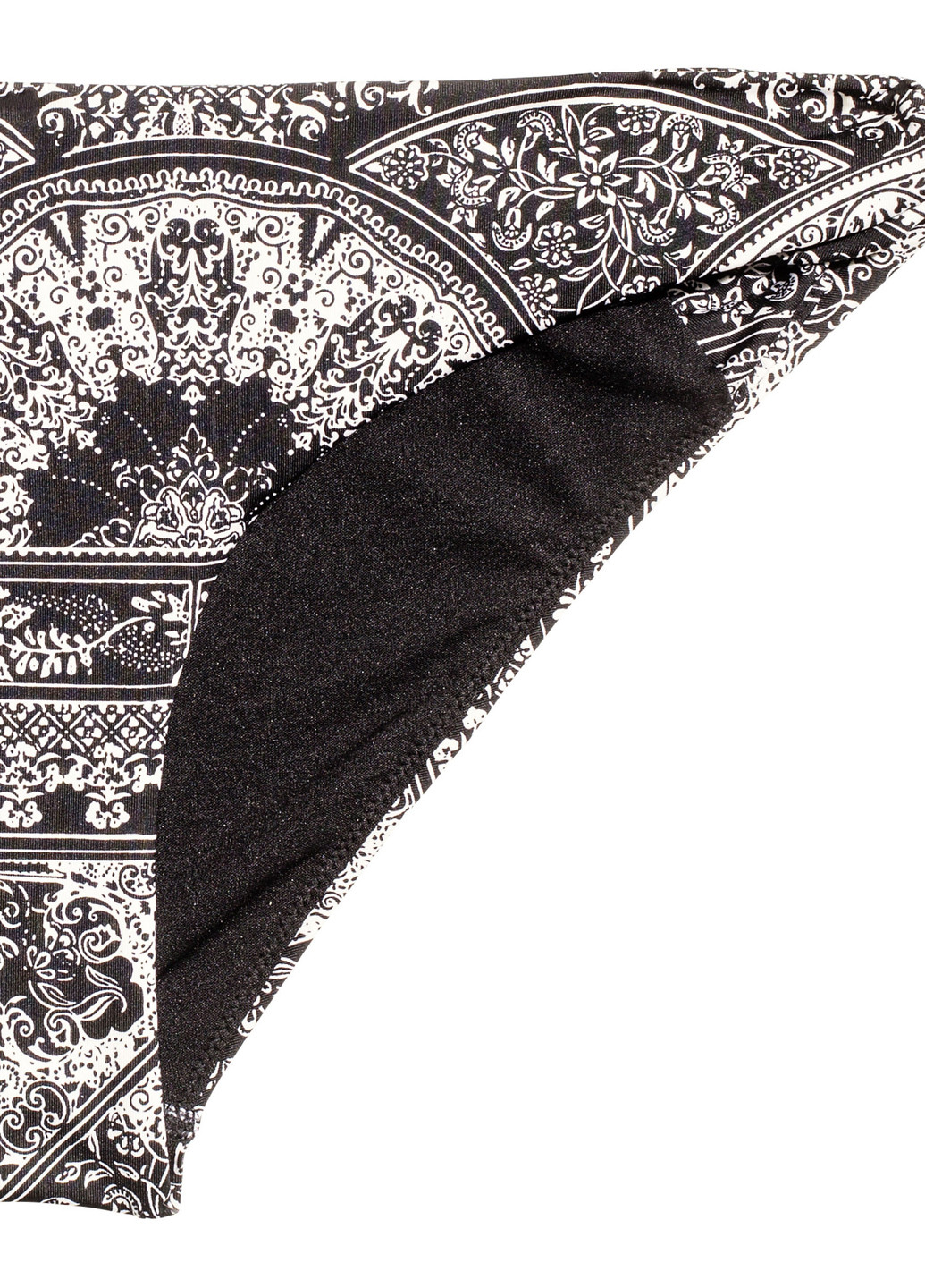 Черные купальные трусики-плавки с орнаментом H&M