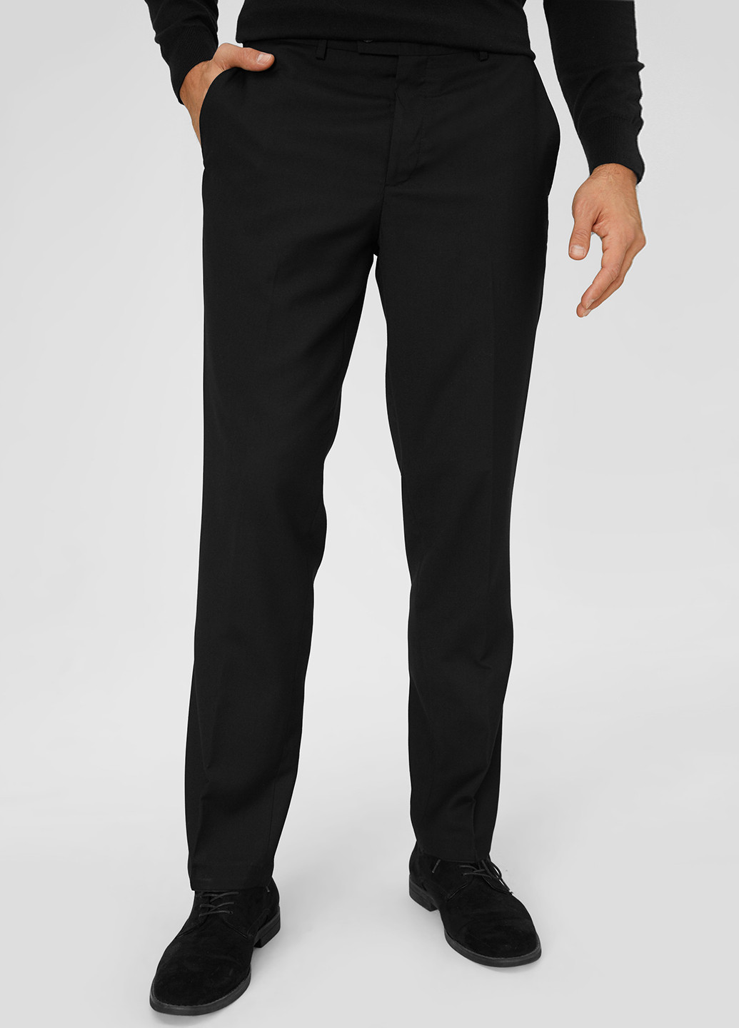 Черные кэжуал демисезонные классические брюки C&A