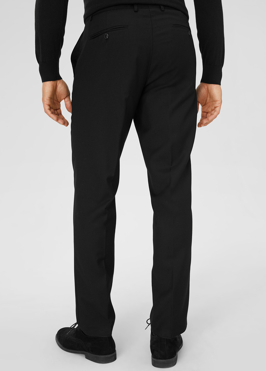 Черные кэжуал демисезонные классические брюки C&A
