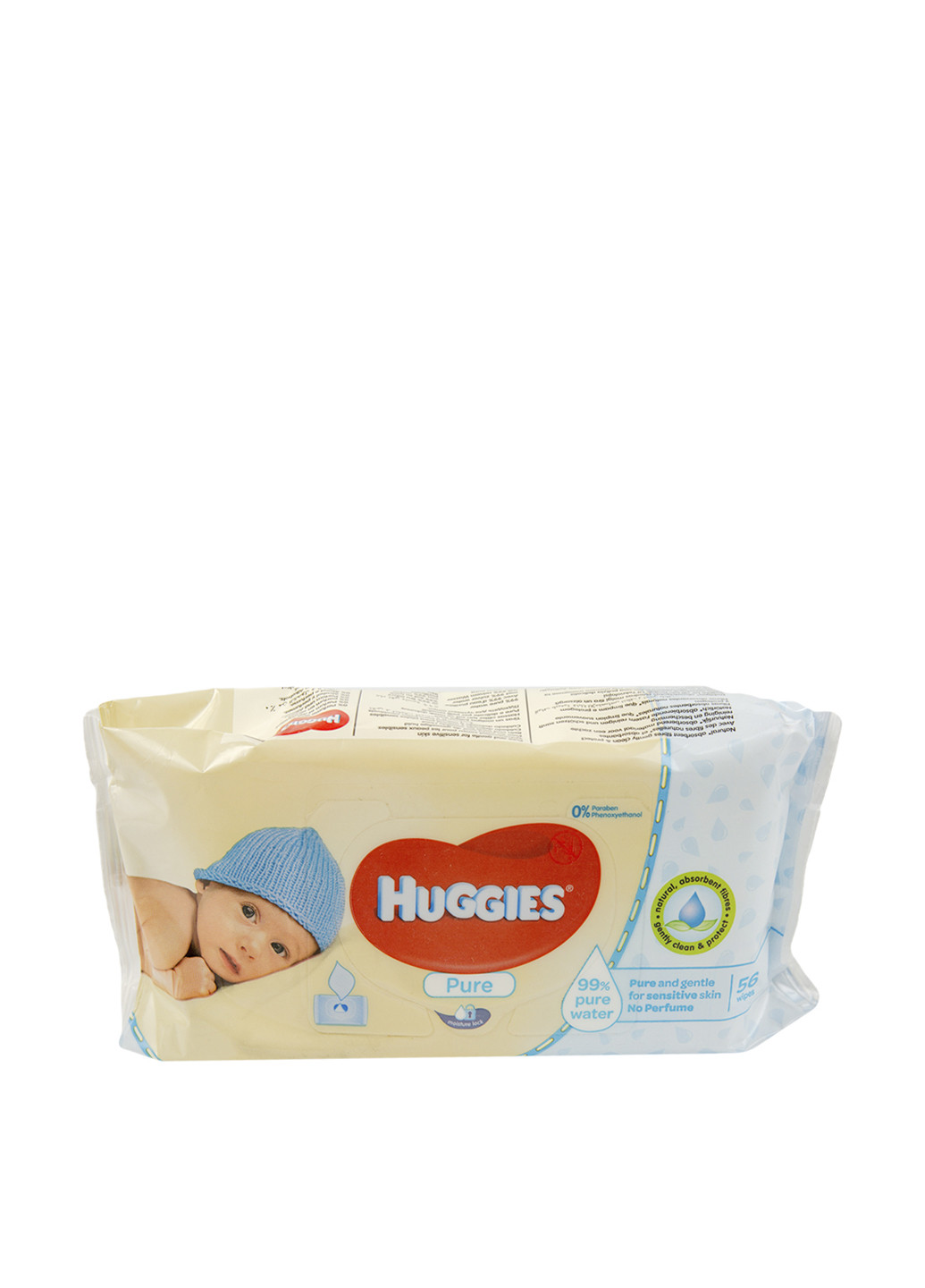 Влажные салфетки Haggies Pure (56 шт.) Huggies (129783896)