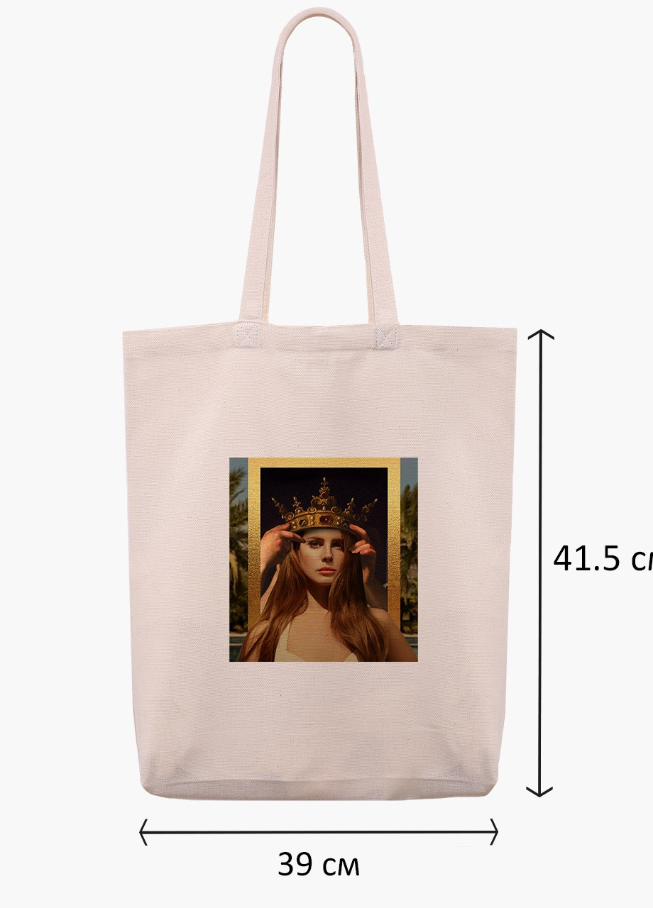 Эко сумка шоппер белая Ренессанс Лана дел Рей (Renaissance Lana Del Rey) (9227-1590-WTD) Еко сумка шоппер біла 41*39*8 см MobiPrint (215943758)