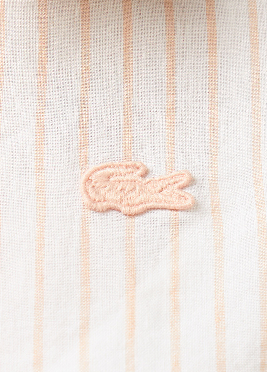 Розовая кэжуал рубашка в полоску Lacoste