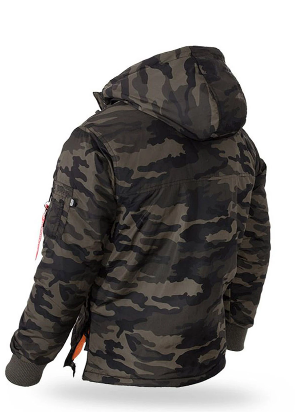 Комбінована зимня куртка-анорак ku201 camo Dobermans Aggressive