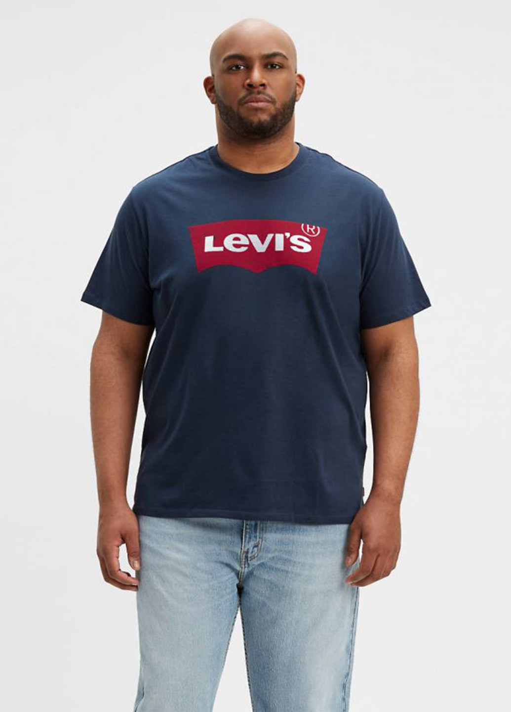 Темно-синя літня футболка Levi's