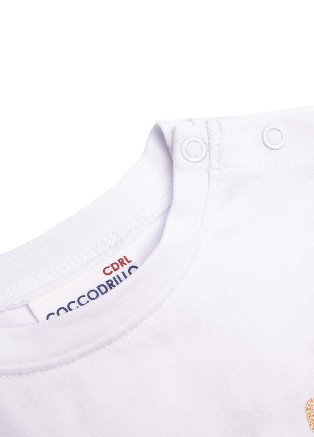 Біла літня футболка Coccodrillo