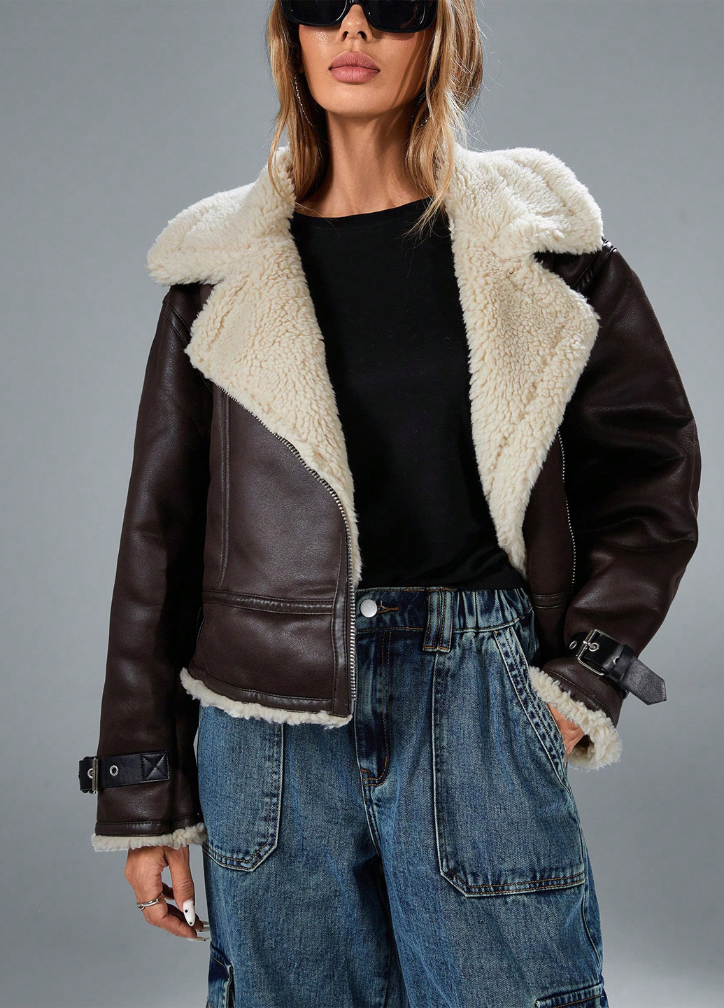 Дубленка SHEIN (342382581)