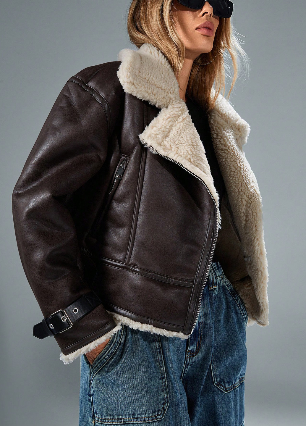 Дубленка SHEIN (342382581)